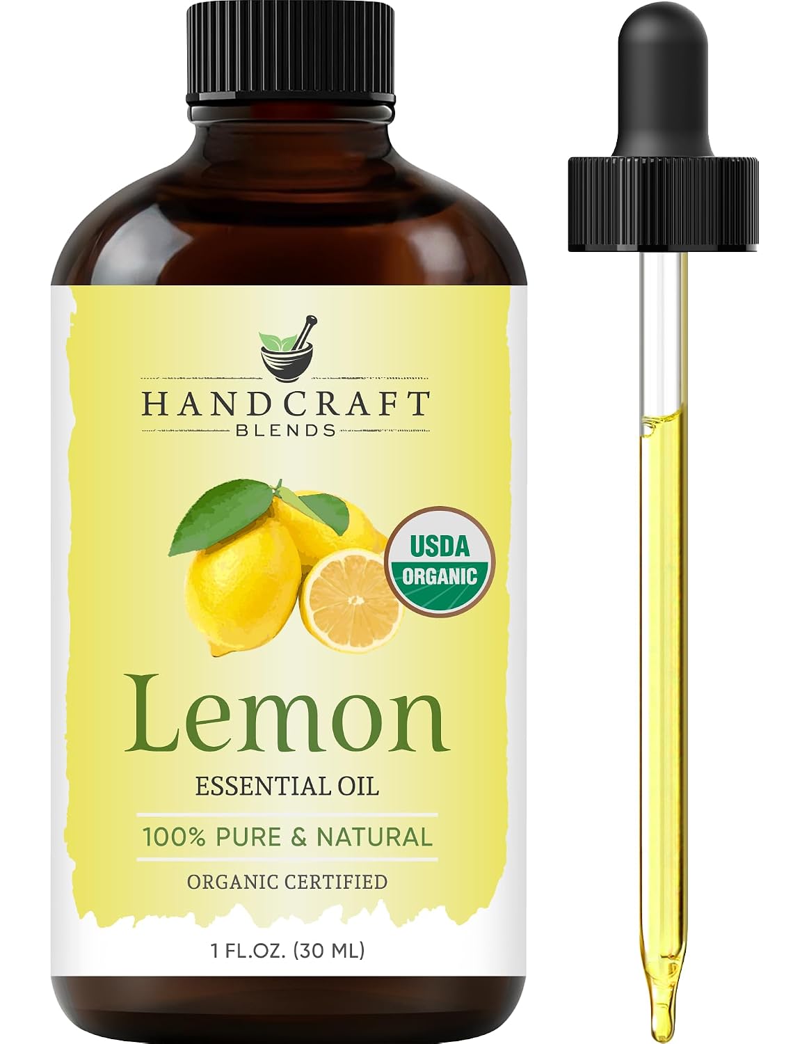 Handcraft Blends Organic Lemon Essential Oil