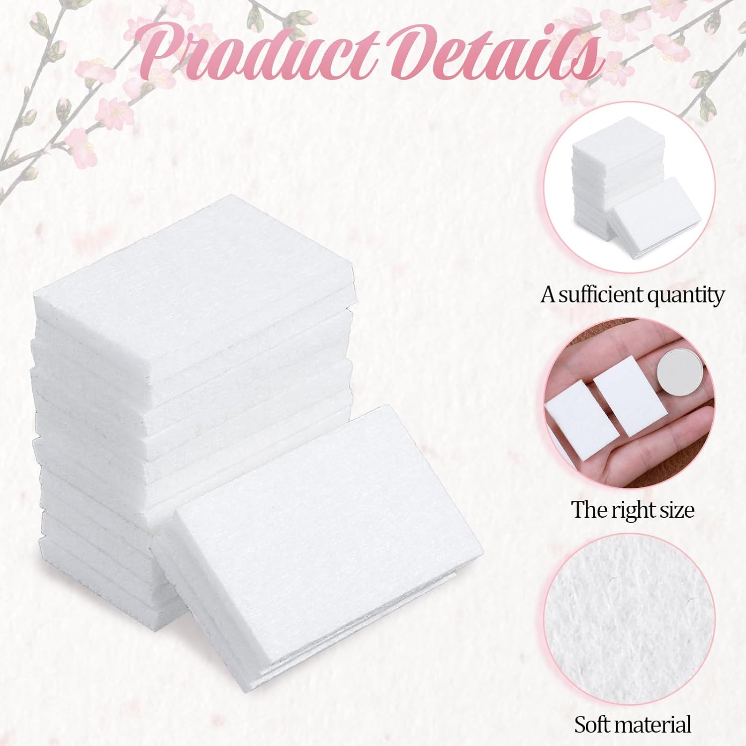 100 PCS Unscented Aroma Pads, 1.2x0.9 White Essential Oil Pads Aroma Oil Refill Pad Perfume Diffusers Humidifier Refill Pad Replacement for Home Electronic Equipment Locket Scent Ball Plug-in Diffuser
