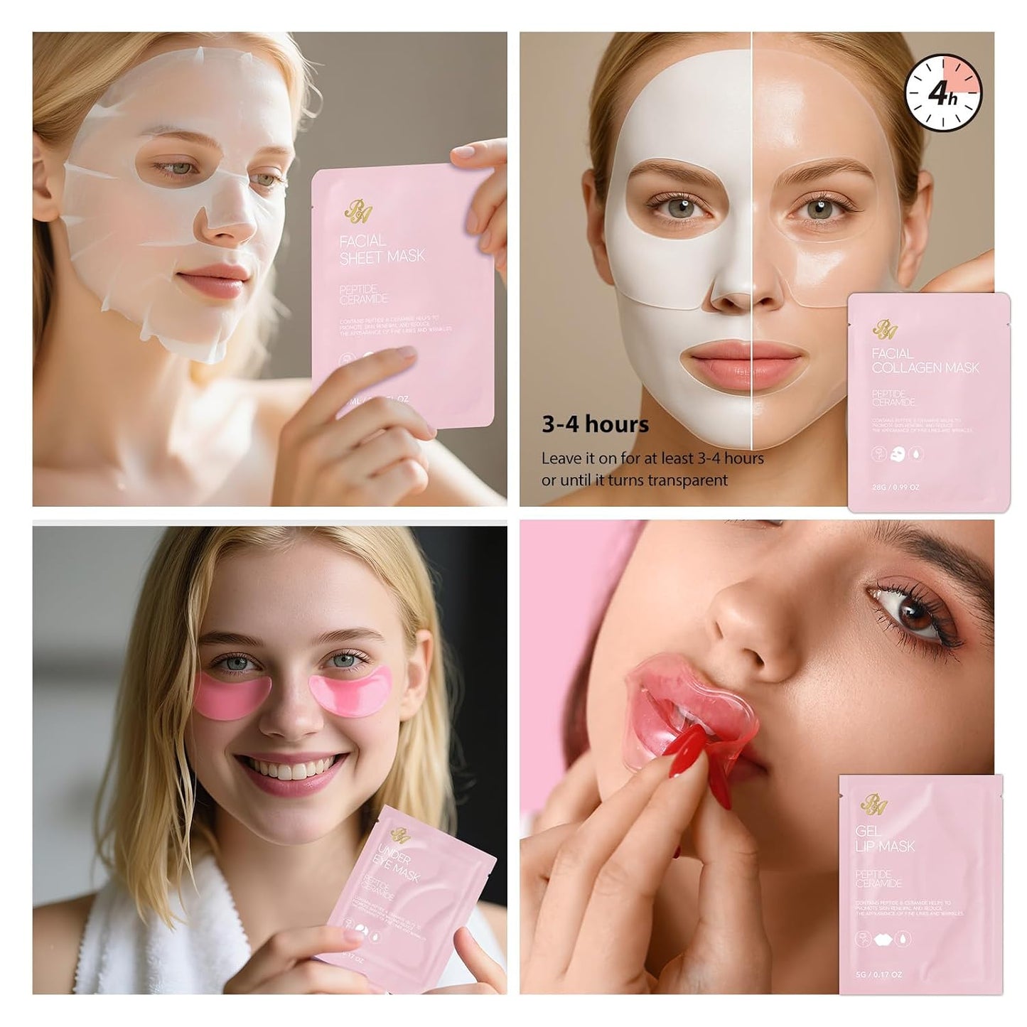 Gifts for Women, Birthday Gifts, 33 Pcs Rose Hydrating Face Skin Care Gifts Set, Bath & Body Spa Gifts Basket Set for Women, Beauty Care Kit, Makeup Bag, Face Serum, Christmas, Anniversary, Wife, Mom