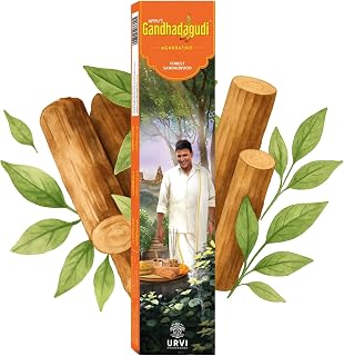 Forest Sandalwood Incense Sticks – 100g | Handmade, Toxin-Free, Long-Lasting Fragrance | Natural Resin Aroma for Meditation, Yoga & Home Use