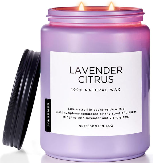 M&SENSE Lavender Citrus Candles