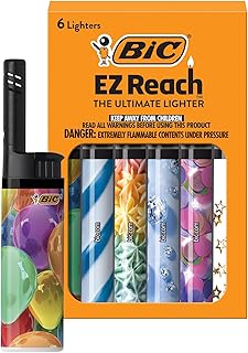 BIC EZ Reach Candle Lighter, The Ultimate Lighter with Extended Wand for Grills and Firepits
