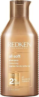 Redken All Soft Shampoo - Moisturizes & Hydrates Dry Hair, Softens & Adds Shine, With Argan Oil, Safe For Color-Treated Hair