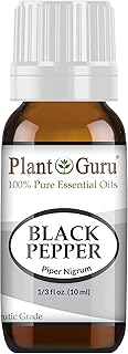 Black Pepper Essential Oil 10 ml Piper Nigrum 100% Pure Undiluted Therapeutic Grade.
