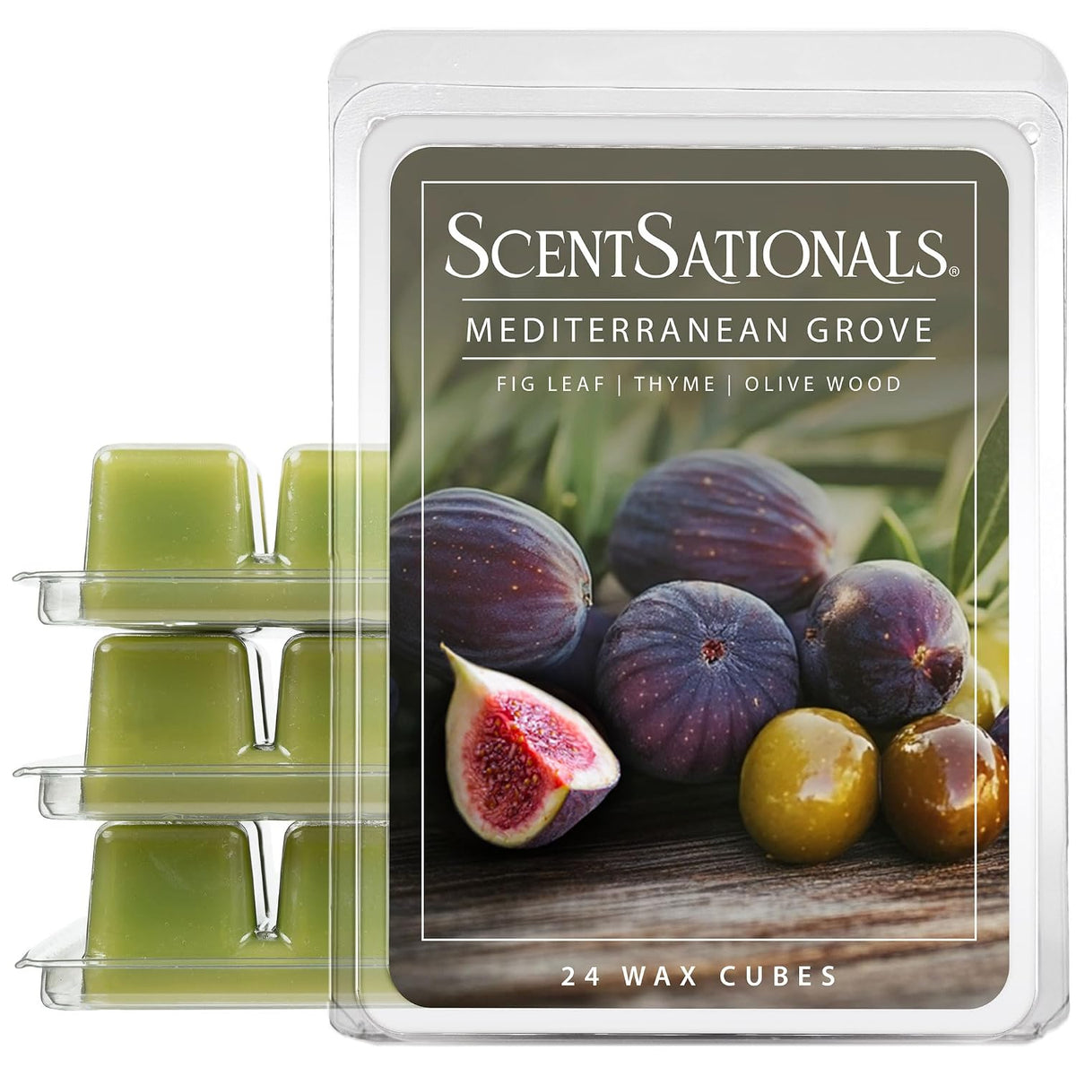 Scentsationals Mediterranean Grove Scented Wax Melts - Fig Leaf