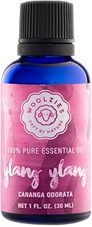 Woolzies Best Quality 100% Pure Ylang Ylang Essential Oil | Healthy Skin/Hair, Calming Effect, Lifts Mood | Natural Undiluted Therapeutic Grade | For Skin/Internal/Topical, 1 fl oz