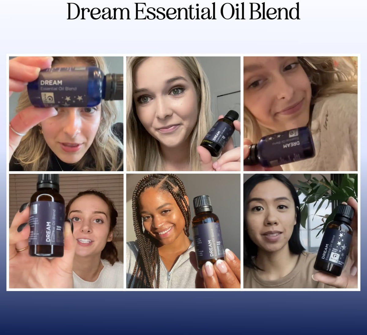 Sleep Essential Oil Blend for Diffuser - Dream Essential Oils for Diffusers Aromatherapy and Relaxation with Clary Sage