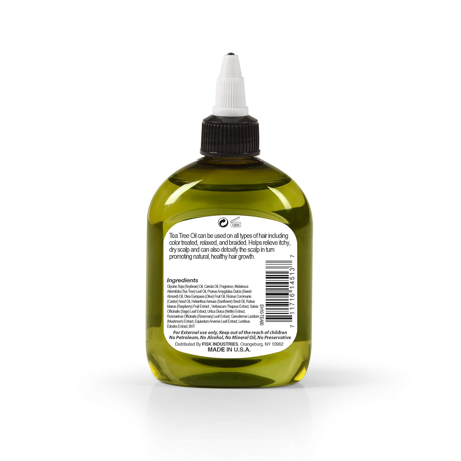 Ethereal Nature 99% Natural Hair Oil Blend Tea Tree, 7.10 oz