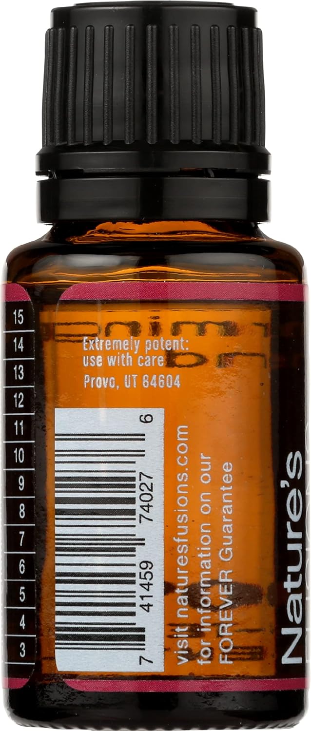 Nature's Fusions Volcano, 100% Pure and Natural Essential Oil Blend for Aromatherapy and Topical Use, .5 Fl Oz (Pack of 1) (15 mL)