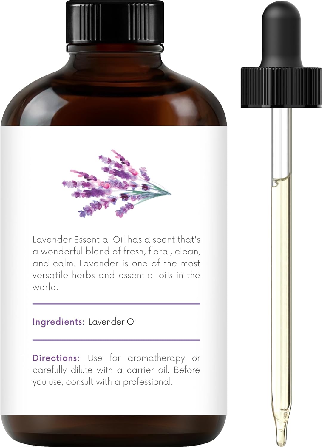 Handcraft Blends Cool & Calm Set: Lavender and Spearmint Essential Oils – (2 x 4 Fl Oz) – 100% Pure & Natural – for Diffuser, Aromatherapy, and DIY Projects