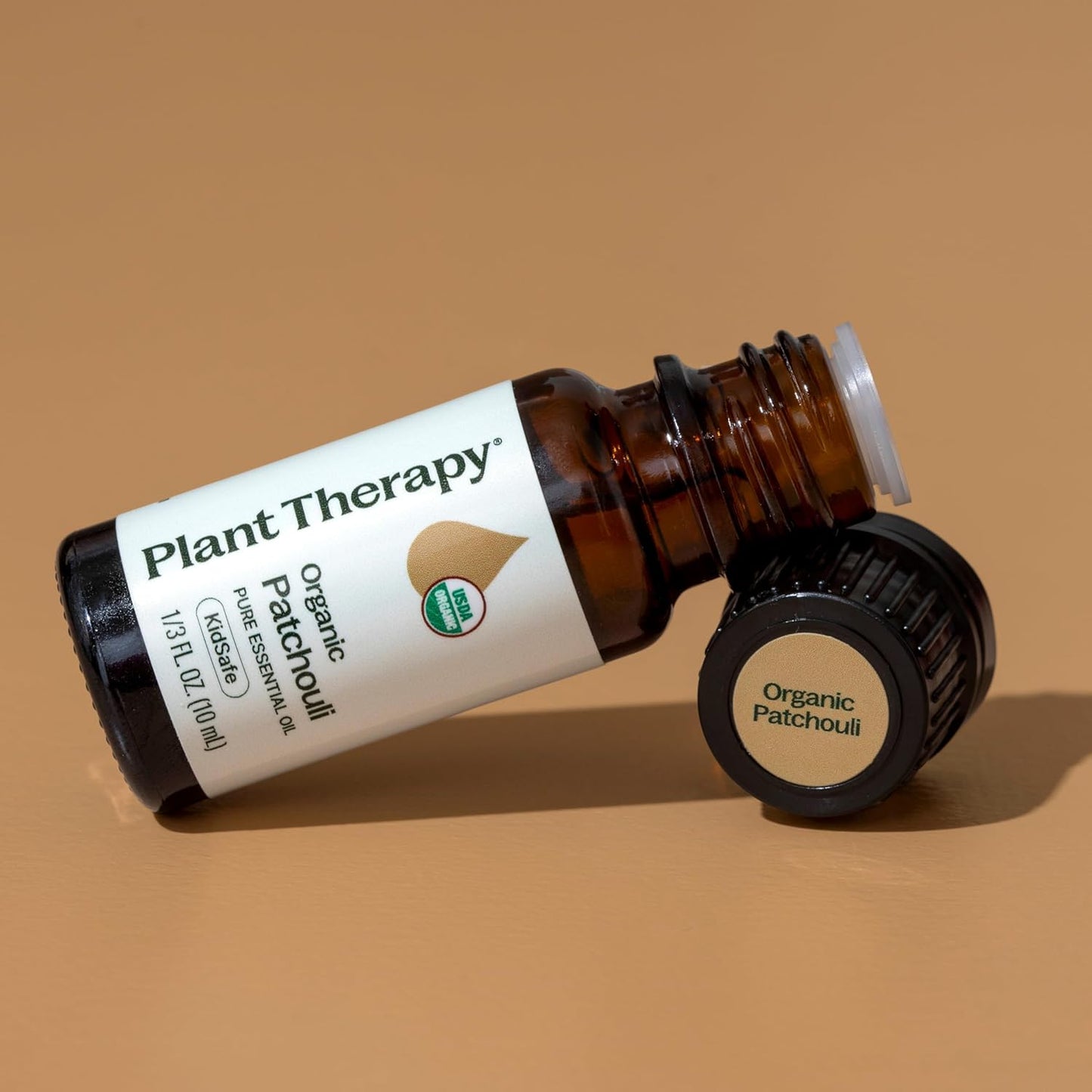 Plant Therapy Organic Patchouli Essential Oil 10 mL (1/3 oz) 100% Pure, Undiluted, Therapeutic Grade
