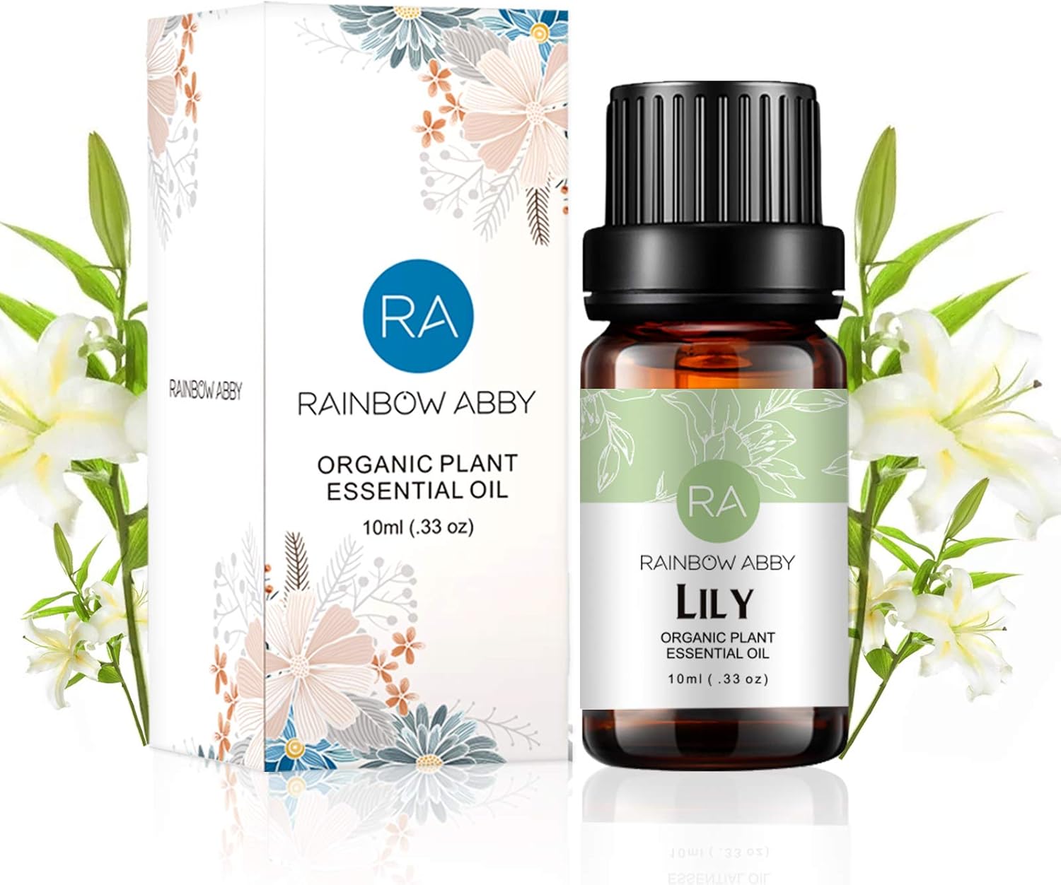 Lily Essential Oil 100% Pure Oganic Plant Natrual Lily Oil for Diffuser Aroma Message Skin Care - 10ML