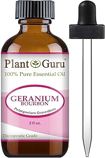 Geranium Bourbon Essential Oil 2 oz 100% Pure Undiluted Therapeutic Grade.