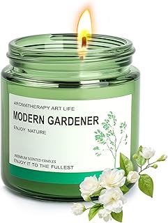 Lavender Candles, Scented Candles, Made of Natural Organic Soy Wax, in Glass Jars, can Burn for 160 Hours continuously, an Ideal Gift for Friends on Their Birthdays
