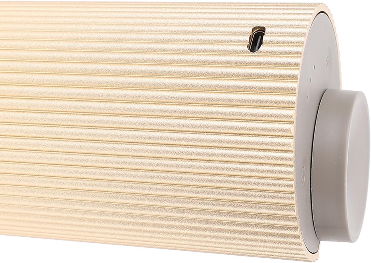 Waterless Essential Oil Diffuser Stylish Aluminum Alloy Dual Fluid Cold Mist Aromatherapy Machine for Bedroom Office, Compact Car Fragrance Diffuser (Gold)
