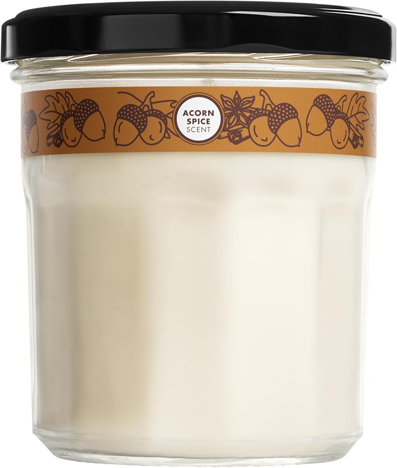MRS. MEYER'S CLEAN DAY Soy Aromatherapy Candle, 35 Hour Burn Time, Made with Soy Wax and Essential Oils, Acorn Spice, 7.2 oz