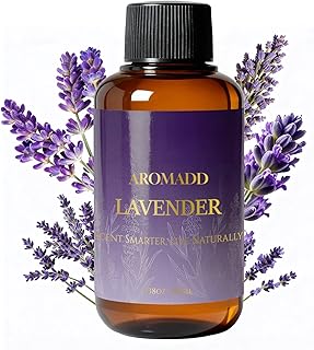 Aromadd Lavender Diffuser Oil Inspired by Classic Botanical Gardens, Premium Fragrance Oils for Waterless Diffuser, Classic Botanical Lavender Scent, Long-Lasting Home Fragrance - 3.38 fl oz (100 mL)