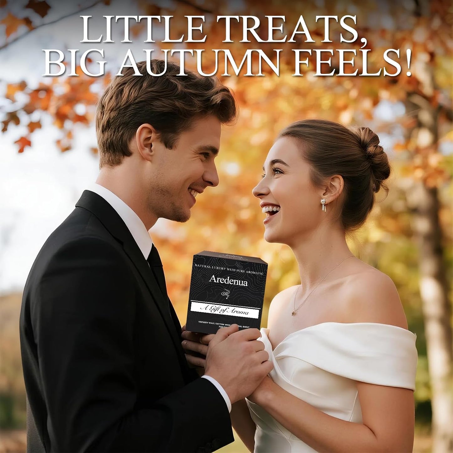 Caramel Cinnamon Luxury Candle - Rich Gourmand Scent, 7oz Natural Soy Wax, Hand-Poured Cozy Home Scented Candle - Elegant Home Fragrance for Living Room, Dinner Party & Self-Care Indulgence
