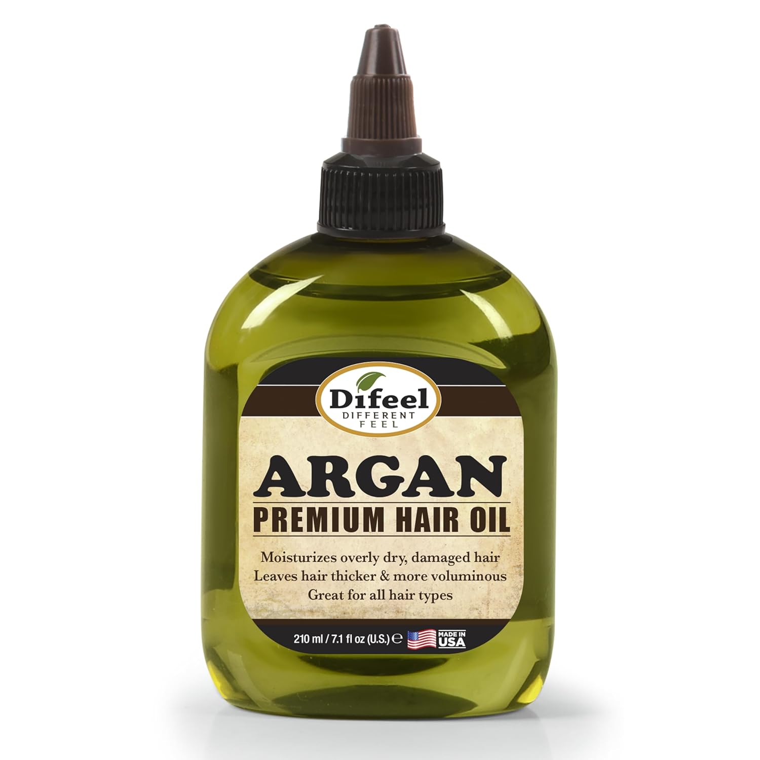 Difeel Premium Natural Hair Oil - Argan Oil 7.1 ounce (2-Pack)