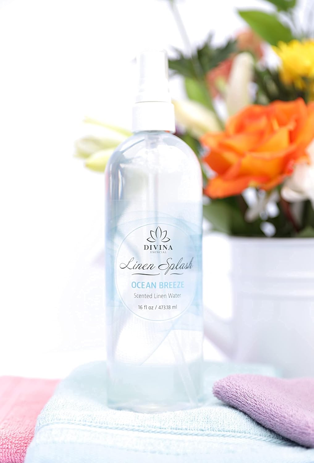 Ocean Breeze Linen and Room Spray Air Freshener 16oz. Pillow spray, Linen Mist, Fabric Spray, Laundry Basket or just Spray Around The House