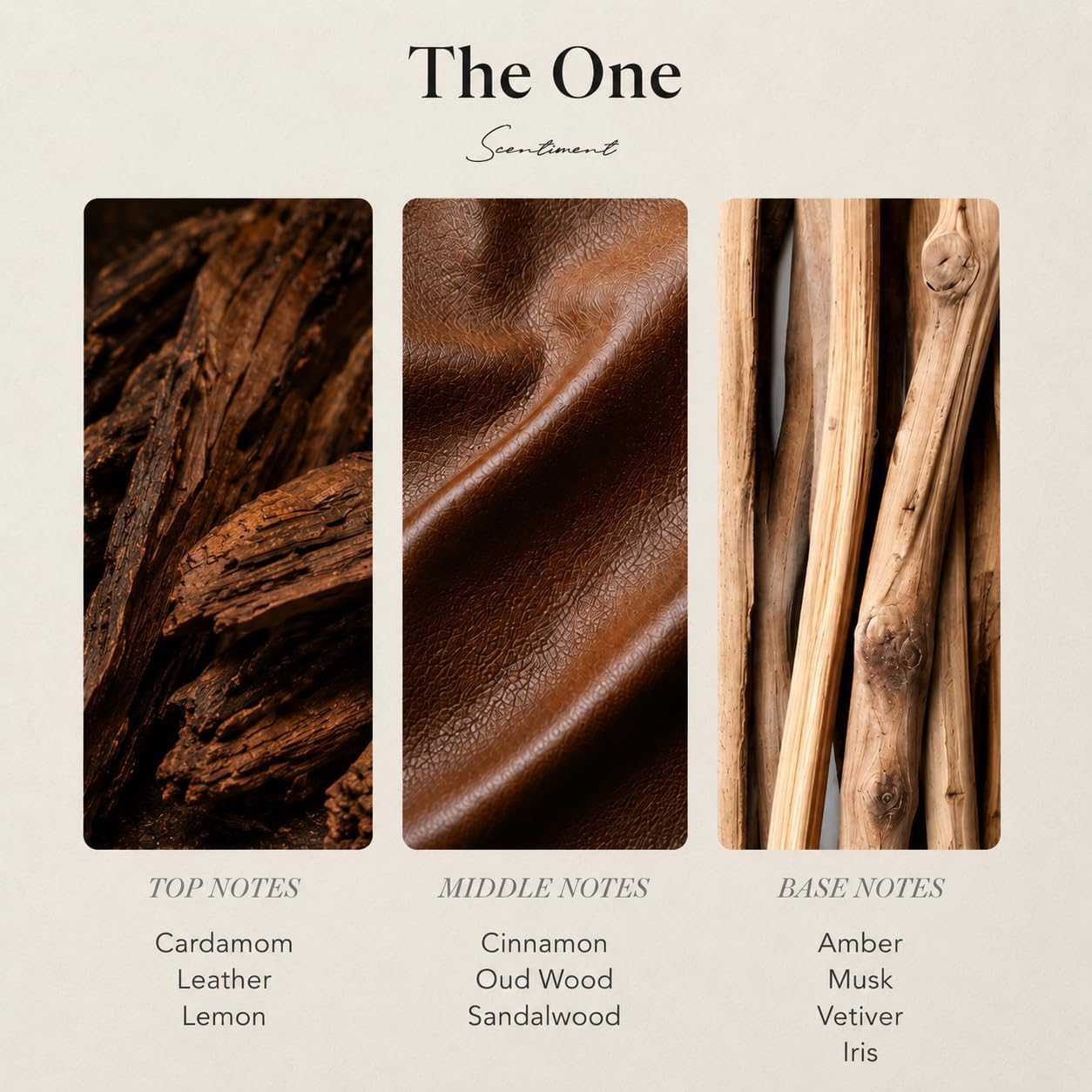 Scentiment The One Diffuser Oil - Premium Hotel Scent with Notes of Cardamom, Leather, Lemon with Cinnamon & Sandalwood Home Scent, Hotel Fragrance Oil Diffuser Refill - 4.06 fl oz (120 mL)