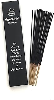 Organic Cedarwood Essential Oil Incense- 11 Inch Sticks-20 Pack (Essential Oil INCENESE)