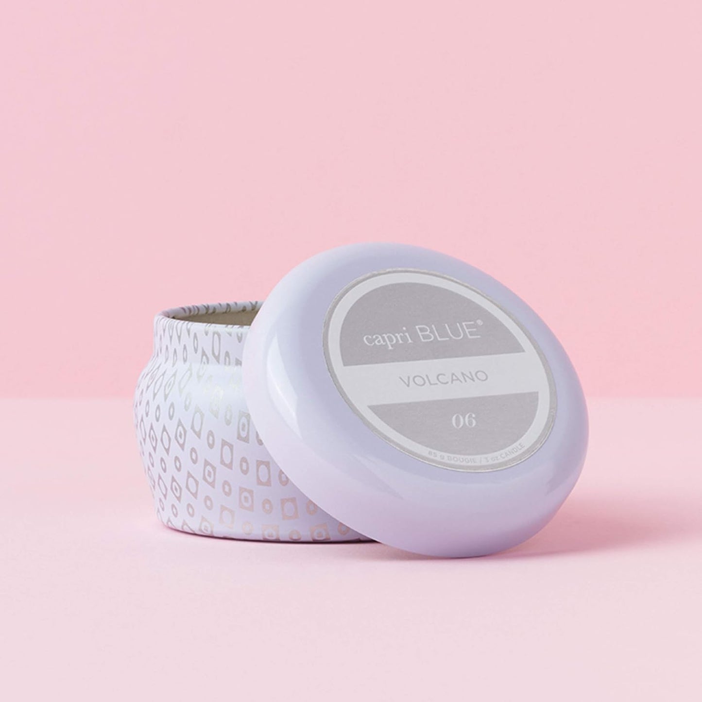 Volcano White Mini Tin Candle
