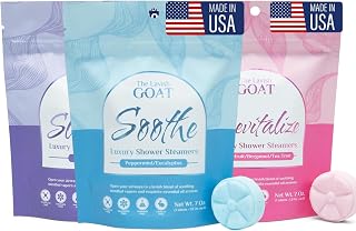 The Lavish Goat USA Made Shower Steamers 21 Count – Aromatherapy Shower Bombs - Tablets for Relaxation & Stress Relief