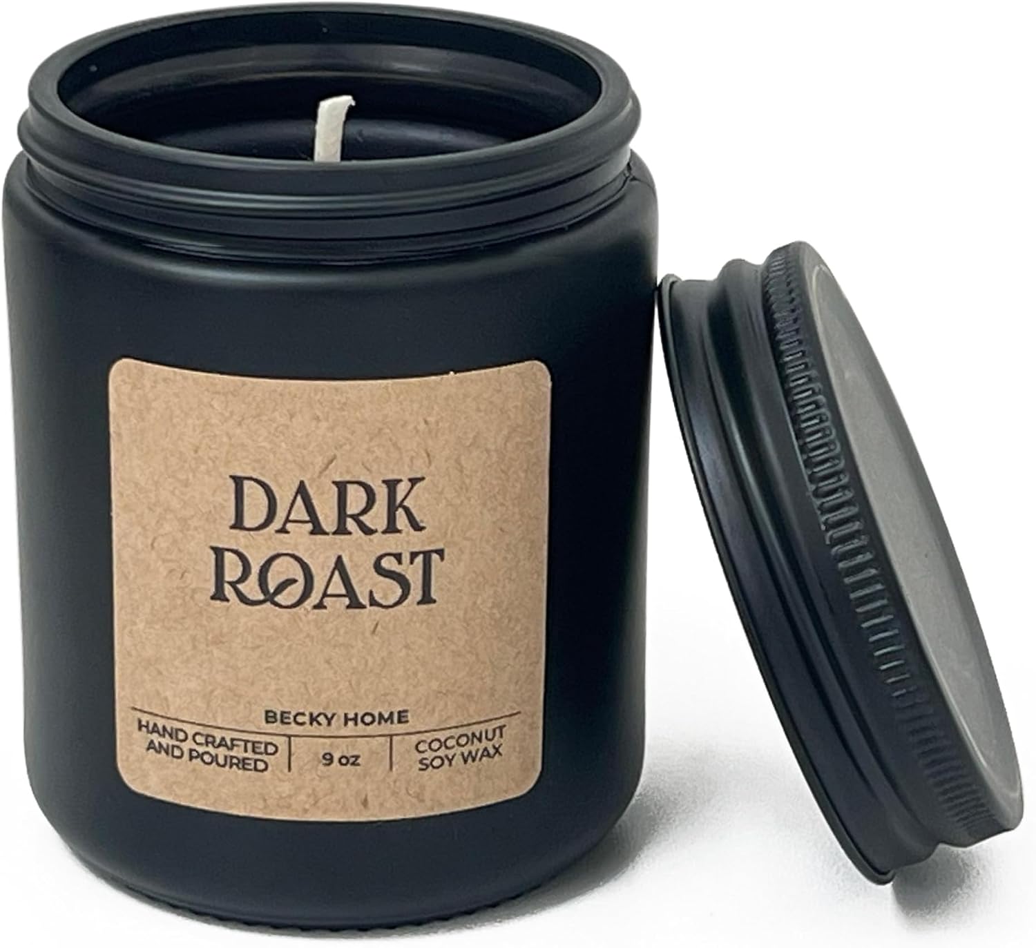9oz Scented Candle for Men, Coffee Scented, Men Scented Candle, Long Lasting Masculine Scents, Natural Coconut Jar Candle for Home, Bachelor Pad Decor, The Perfect Mens Gift