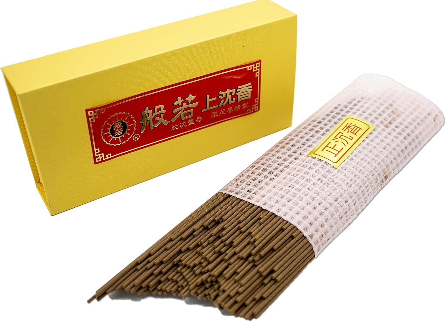 Premium Agarwood Incense Sticks, 6 inches, Long-Lasting Light Scented Incense Perfect for Worshipping, Aromatherapy, Meditation, Aesthetic Remediation 天然6吋臥沉香