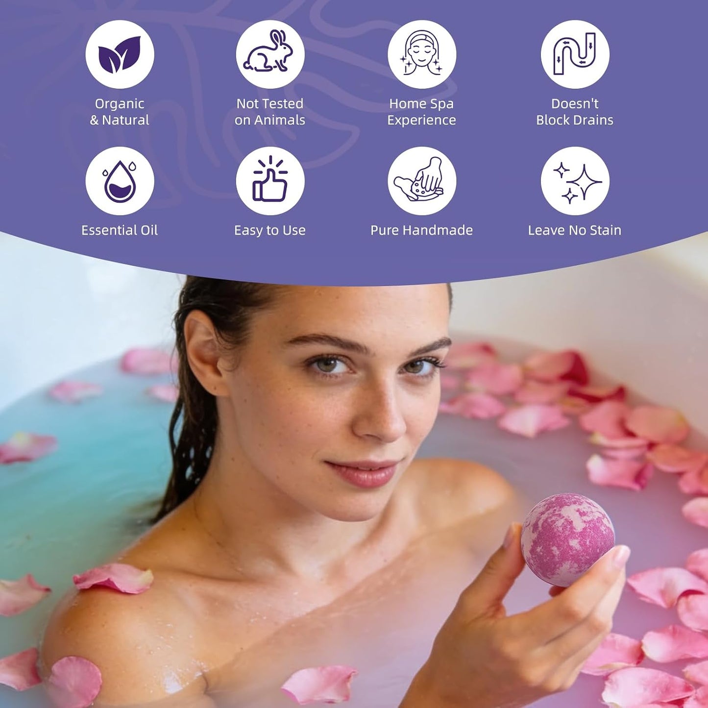 Bath Bombs for Women, 9 Pack Bath Bombs - Birthday Gifts for Women, Shea & Coco Butter Fizzies SPA Bath Relaxing, Self Care Gift Set for Women & Men, Wife, Daughter, Girlfriend Birthday