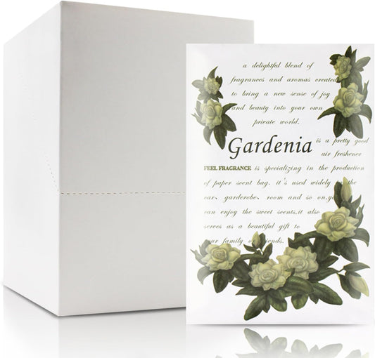 Fragrance Scented Sachet for Drawers and Closets Gardenia 12pcs