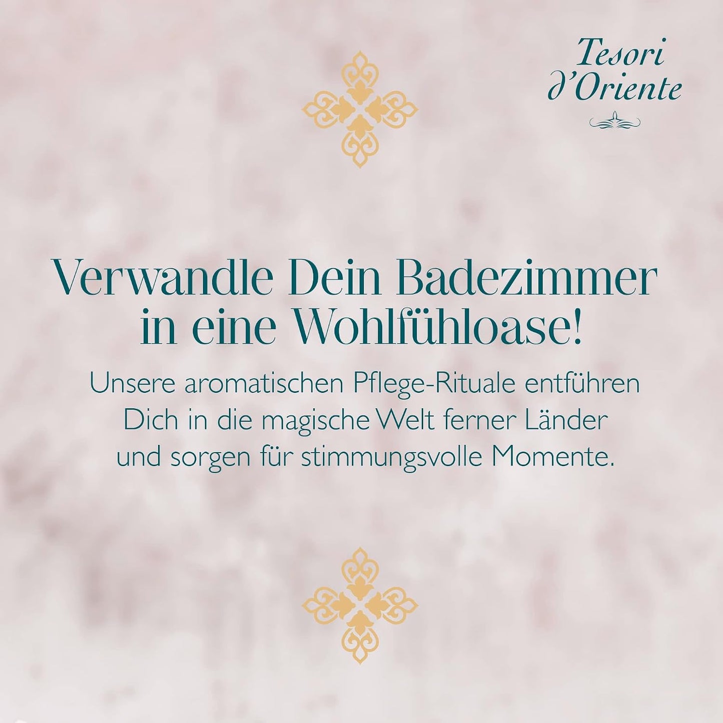 Tesori d'Oriente: "Byzantium" Aromatic Bath Cream, with Black Rose and Labdanum * 16.9 Fluid Ounces (500ml) Bottle * [ Italian Import ]