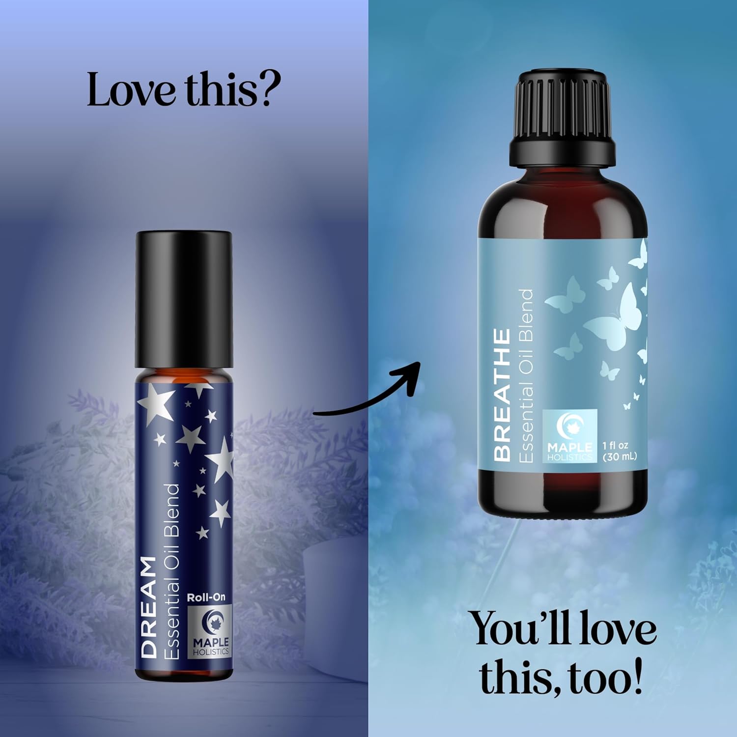 Sleep Essential Oil Roll On - Aromatherapy Essential Oil Roller for Restful Sleep and Relaxation with Pure Lavender & Roman Chamomile - Calming Pre-Diluted Blend for Nighttime Aromatherapy (1-Pack)