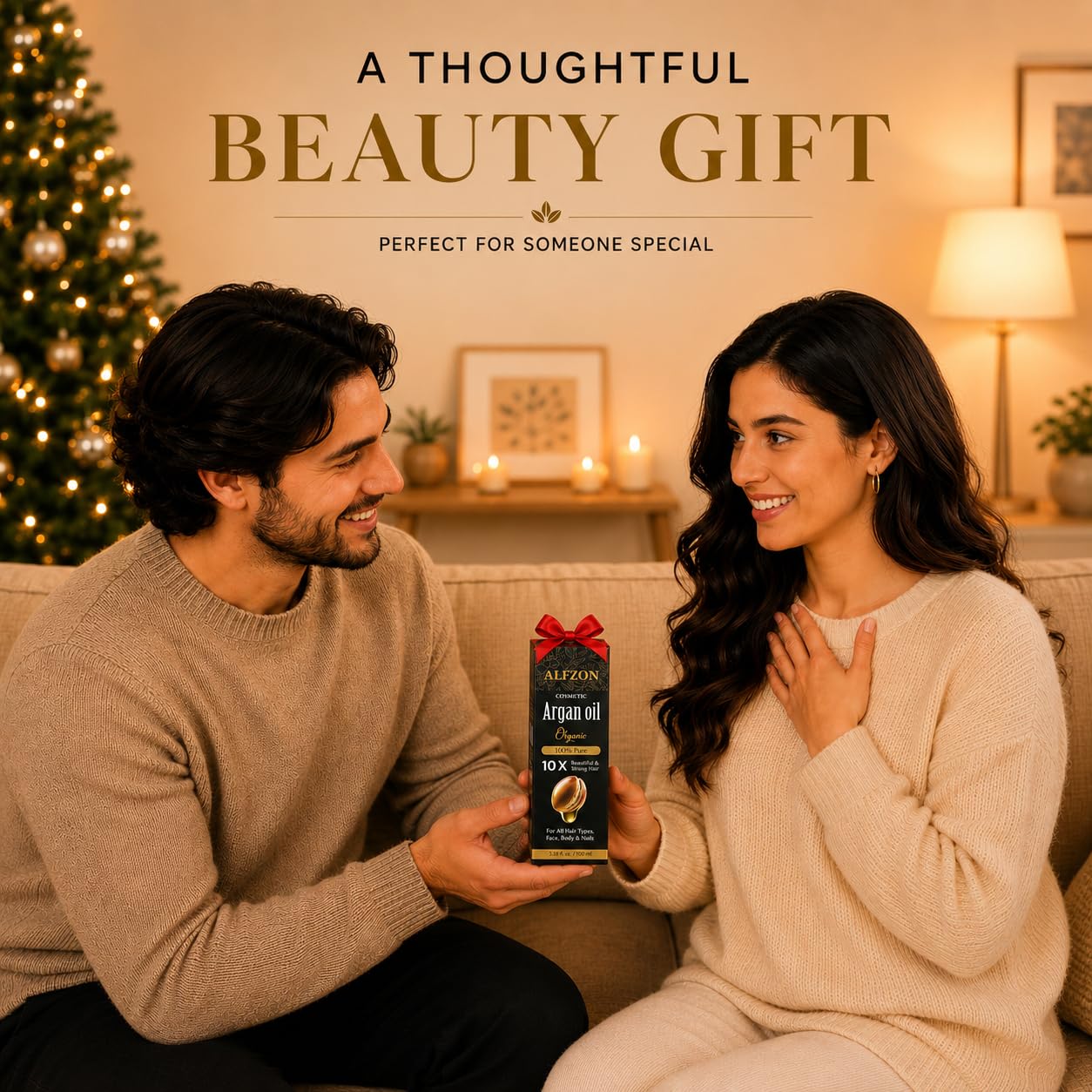 Moroccan Argan Oil 100% Pure USDA Organic Cold Pressed Unrefined – Deep Moisturizing Hair & Scalp Treatment for Dry, Damaged, Curly & Frizzy Hair – Face & Skin – 3.38 Fl Oz Glass Bottle