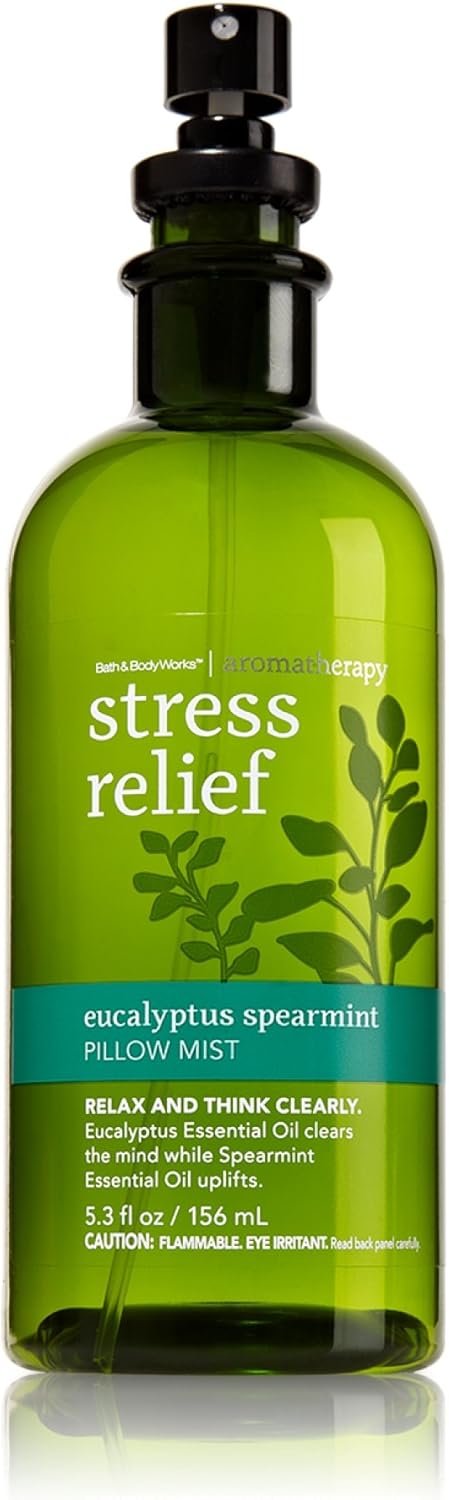 Bath and Body Works Aromatherapy Pillow Mist Eucalyptus Spearmint (Retired Fragrance) 5.3 Fl Oz