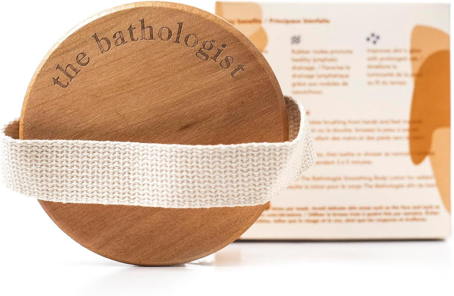 The Bathologist Dry Brush, Natural Exfoliating Body Brush for Smooth & Glowing Skin, Buffs Away Dryness, Invigorating Self-Care & Eco-Friendly Design, 1 Count