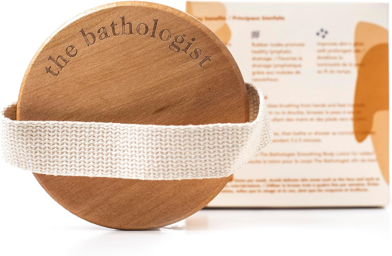 The Bathologist Dry Brush, Natural Exfoliating Body Brush for Smooth & Glowing Skin, Buffs Away Dryness, Invigorating Self-Care & Eco-Friendly Design, 1 Count