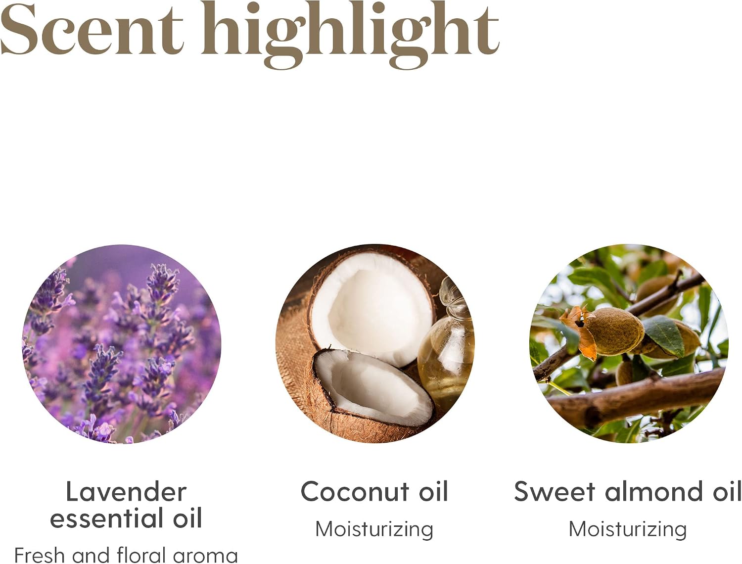 Young Living Lavender Calming Vegan Bath Bombs with Coconut Oil and Sweet Almond Oil - 4 Pack
