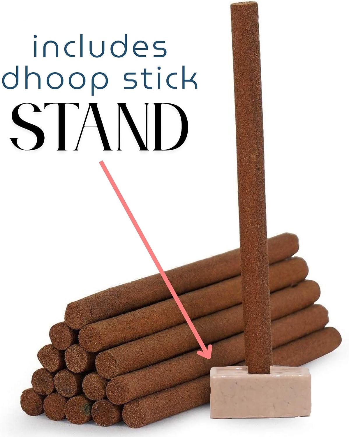Premium Dhoop Incense Sticks Set with Stand, 12 Fragrances, 108 Sticks Total, Includes Secret, Spirit, Lavender, Rose, Chandan and More by Hashcart