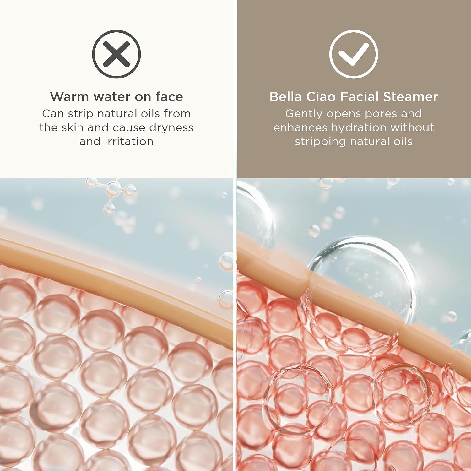 Bella Ciao Facial Steamer for Facial Deep Cleaning, Nano Ionic Face Steamer with 11 Piece Blackhead Remover Kit, Warm Mist Home Spa Skincare Tool for Pore Care Hydration Women Teens