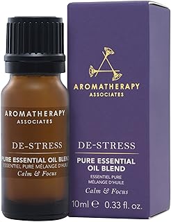Aromatherapy Associates De-Stress Pure Essential Oil Blend. Premium Undiluted Blend to Clear The Mind. Hand-Crafted with Frankincense, Chamomile and Petitgrain (0.33 fl oz)