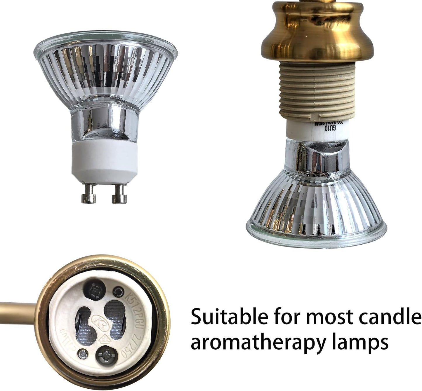 2Pcs Candle Warmer Light Bulbs Accessories, 35 Watt Wax Warmer Bulbs for Full Size Adjustable Temperature Height Candle Warmer Lamp