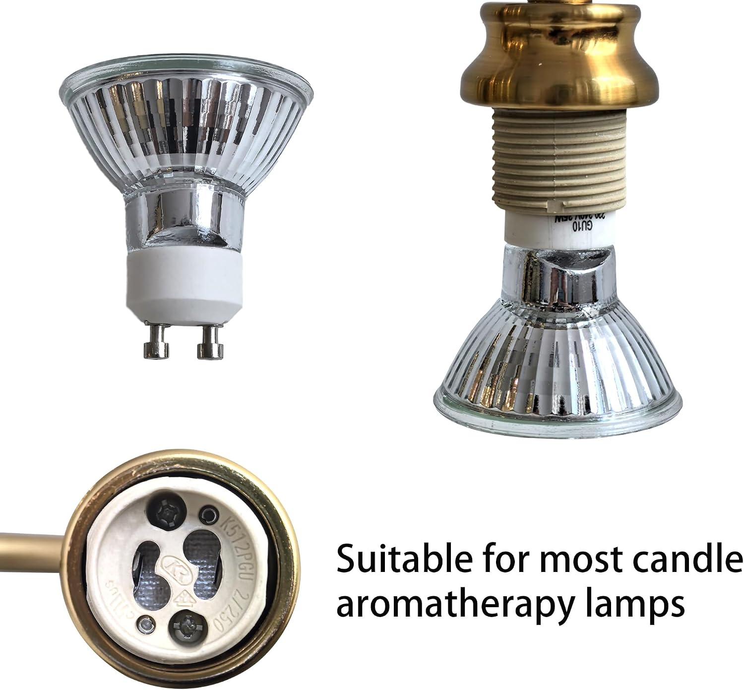2Pcs Candle Warmer Light Bulbs Accessories, 35 Watt Wax Warmer Bulbs for Full Size Adjustable Temperature Height Candle Warmer Lamp