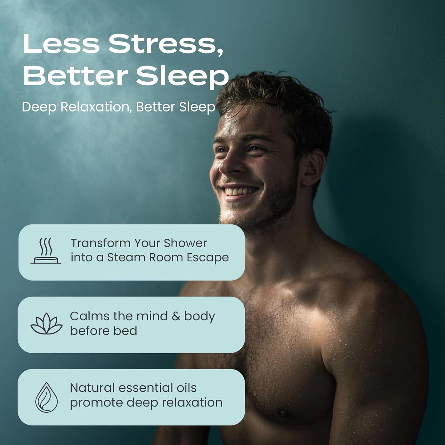 Body Restore Shower Steamers Aromatherapy 30 Pack – Birthday Gifts for Women, Men, Travel Essentials, Stress Relief, Relaxation, Self Care – Eucalyptus