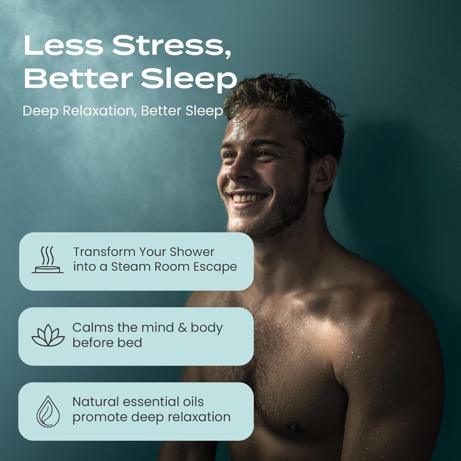 Body Restore Shower Steamers Aromatherapy 30 Pack – Birthday Gifts for Women, Men, Travel Essentials, Stress Relief, Relaxation, Self Care – Eucalyptus