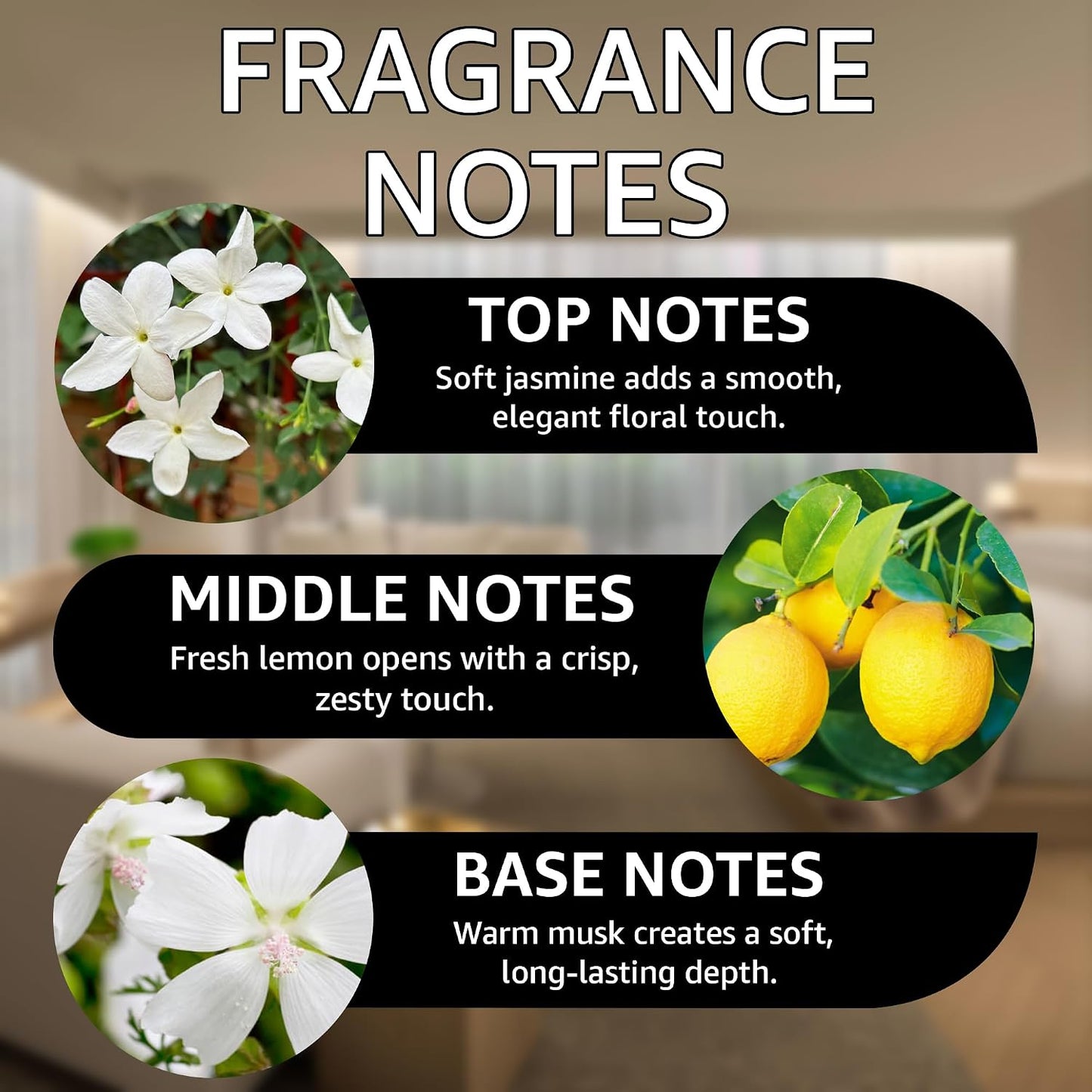 Golden Sunset Fragrance Oil | Jasmine, Lemon & Musk Notes | Long Lasting Scent Reed Diffuser Oil for Home, Office, Hotel, Spa, Car & Linen Spray | Pet Friendly IFRA Compliant, 4 oz