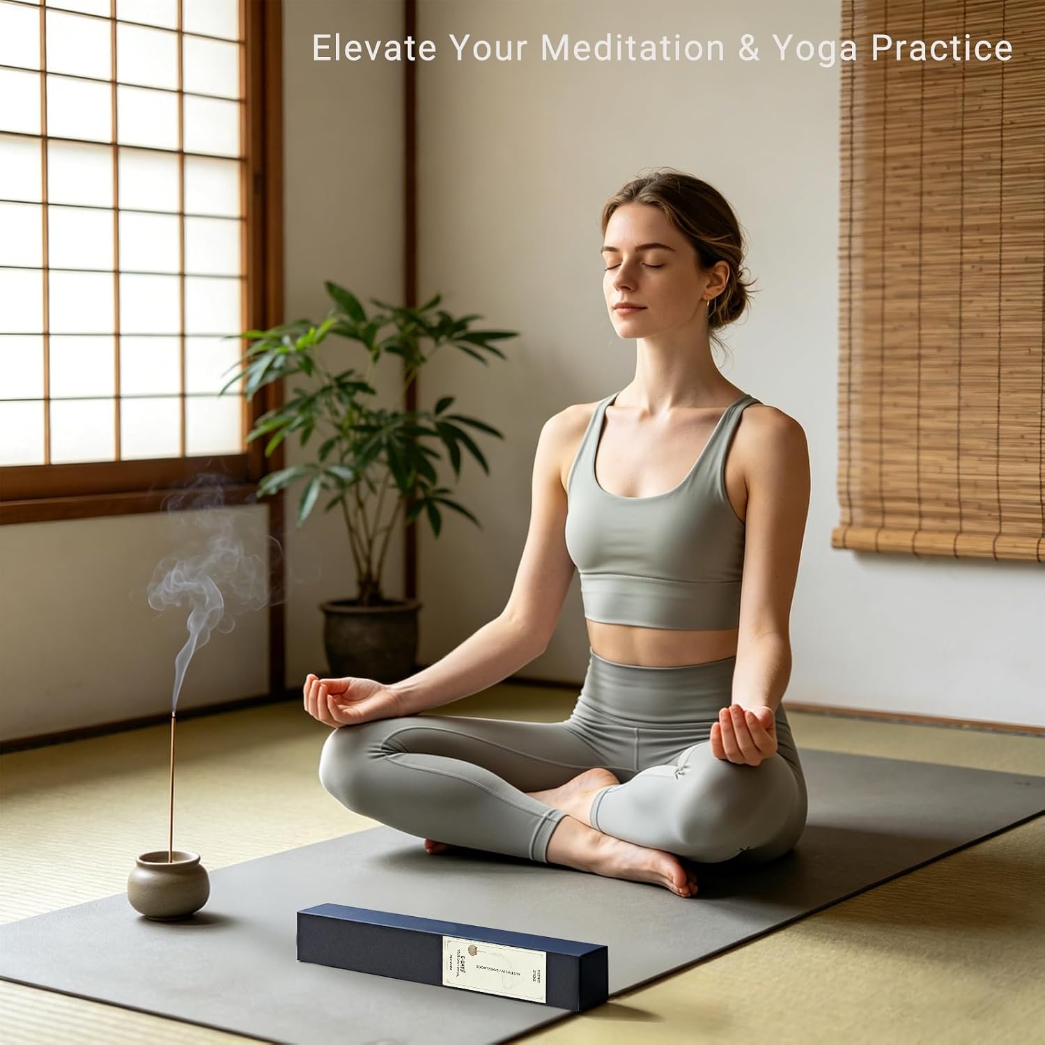 Australian Sandalwood Incense Sticks - Natural Sandalwood Incense Sticks for Meditation & Relaxation - 30g (Approx. 80 Sticks, 40 Min Burn Time) for Meditation, Yoga, Home Fragrance