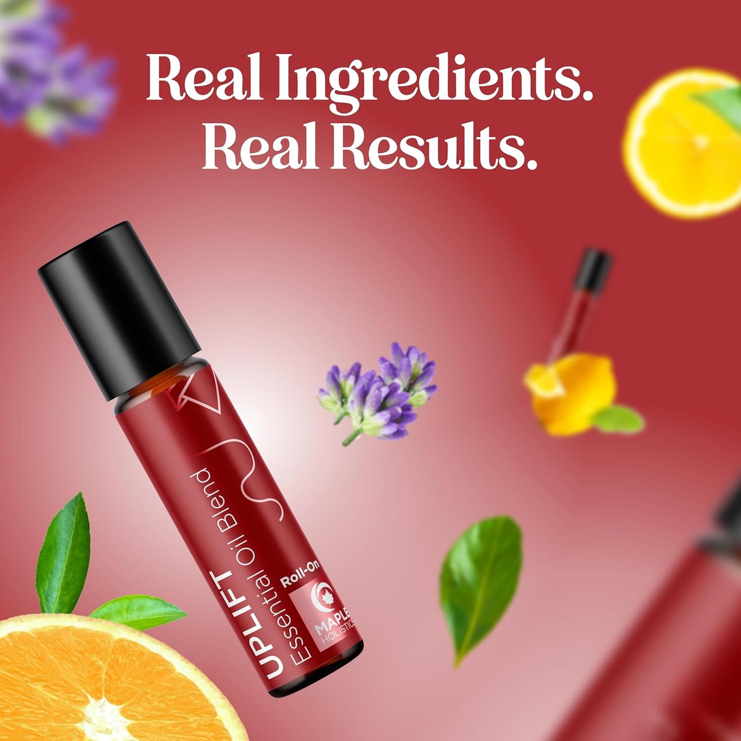 Uplift Essential Oil Roll On - Aromatherapy Essential Oil Roller with Lavender and Citrus Calming Essential Oils - Happy and Relaxing Essential Oil Blend with Orange Lemon & Grapefruit (1 Pack)