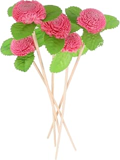 HOMSFOU Aromatherapy Dried Flower Rattan Reed Diffuser Sticks Replacement for Essential Oil Diffuser Home Fragrance Decor Wedding Living Room Ambiance 9.64X1.96X1.18In